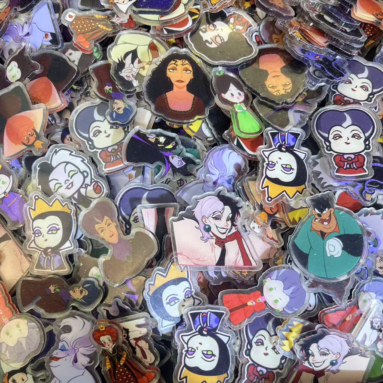 DD villains 4cm -Acrylic chips