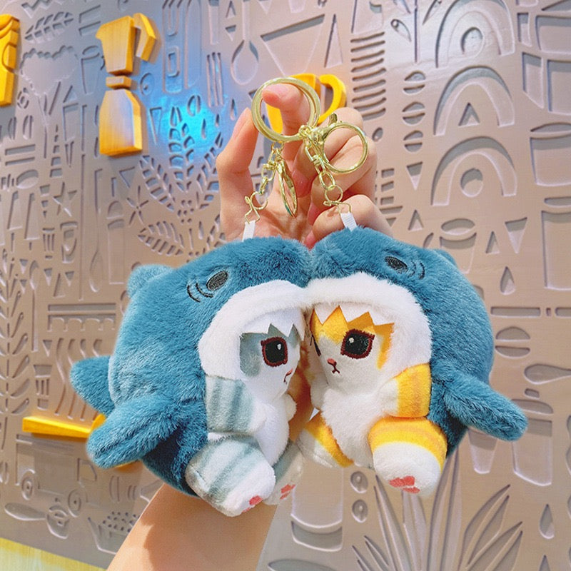Mofu Shark Keychain