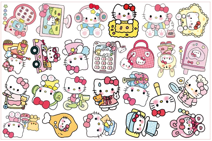 Hello kitty-8cm big chip(random mix)