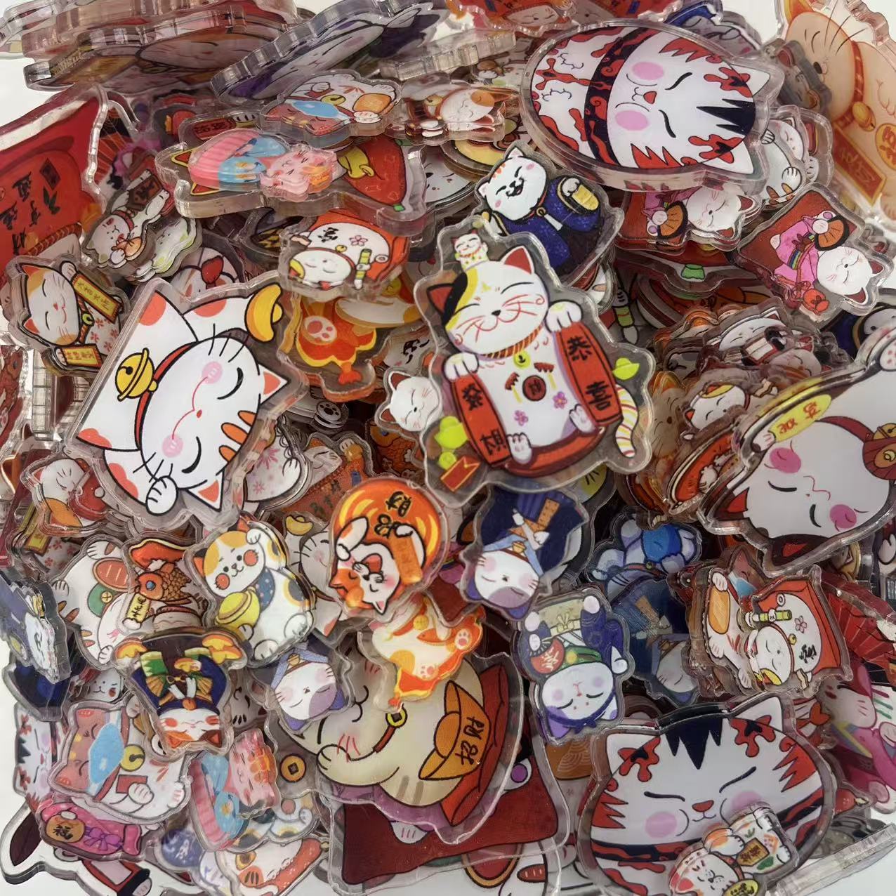 Maneki-neko 4cm-Acrylic chips