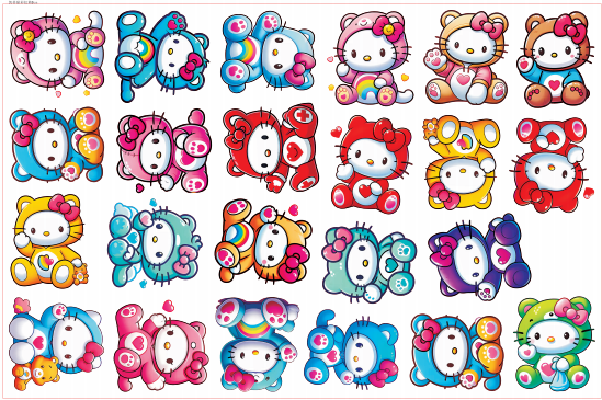 HK carebear-8cm big chip(random mix)