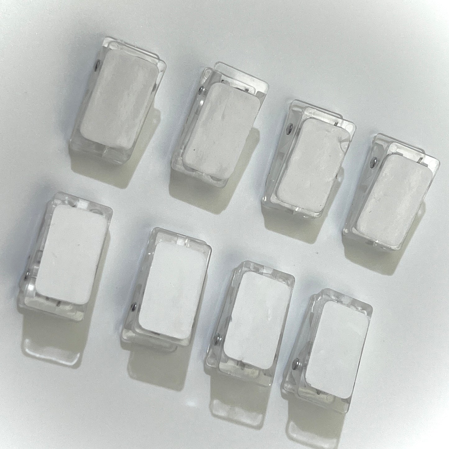 DIY Clips with double side stickers 50pcs