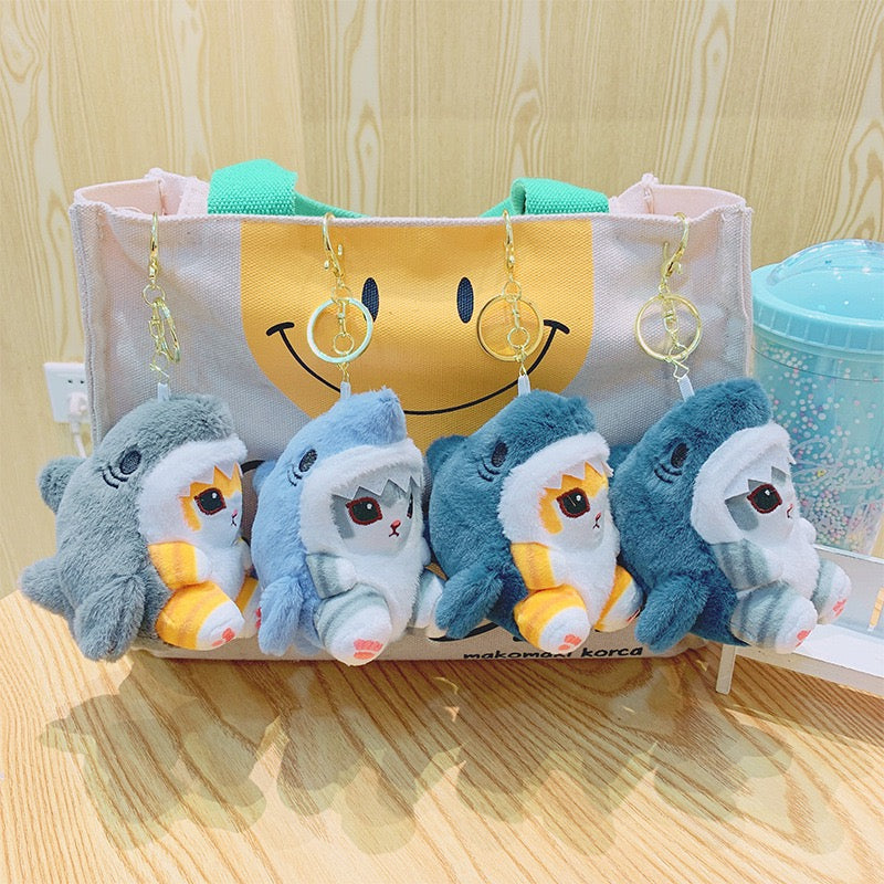 Mofu Shark Keychain