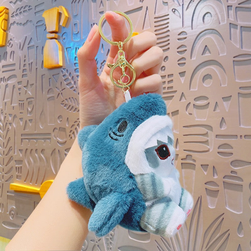 Mofu Shark Keychain