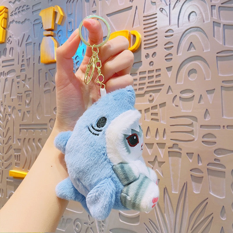 Mofu Shark Keychain