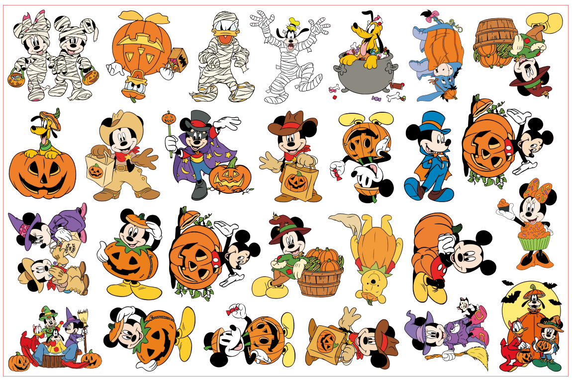 Halloween DD mouse Micky-8cm big chip(random mix)