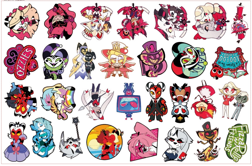 Hazbin Hotel-8cm big chip(random mix)
