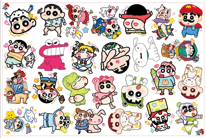 Crayon Shin-chan drawing-8cm big chip(random mix)