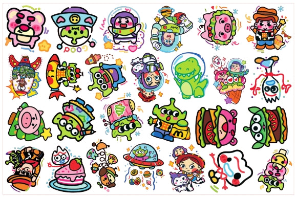 Toy Story drawing-8cm big chip(random mix)