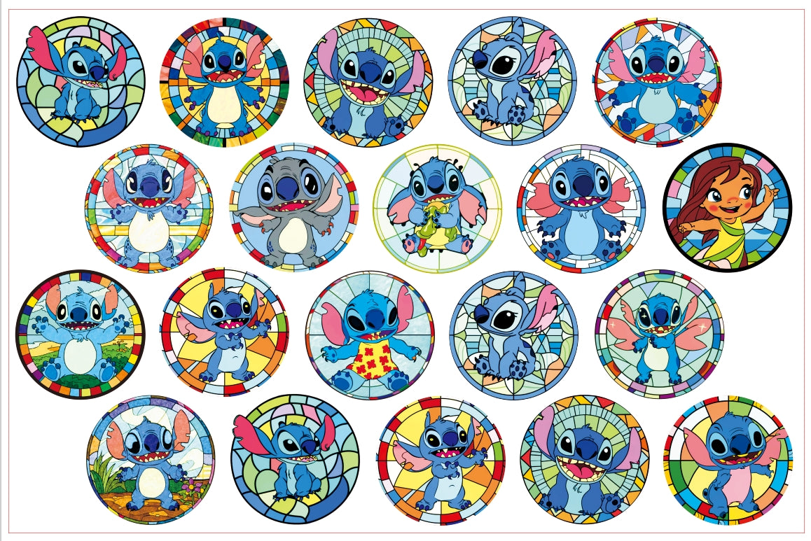 Glass Stitch-8cm big chip(random mix)