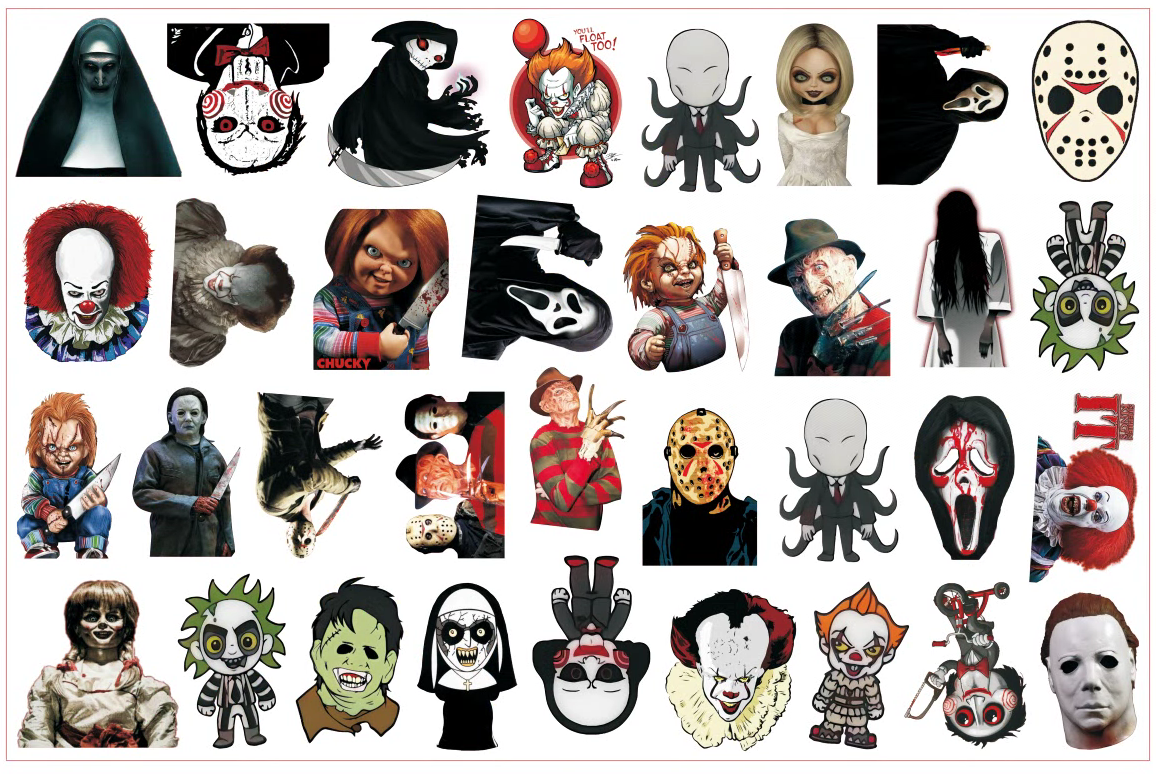Horror mix-8cm big chip(random mix)
