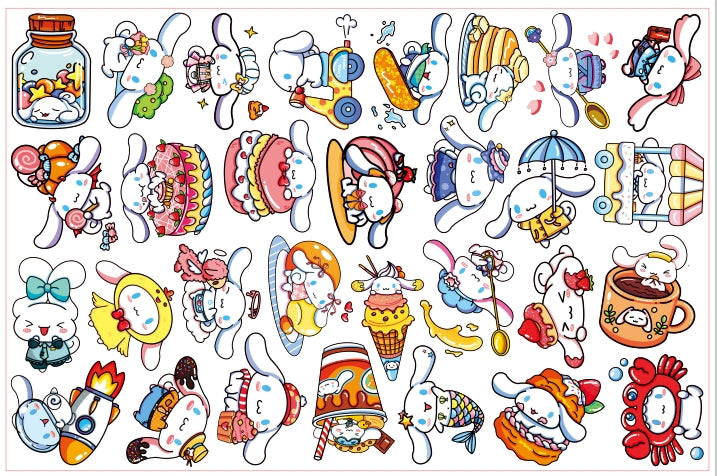 Cinna drawing-8cm big chip(random mix)