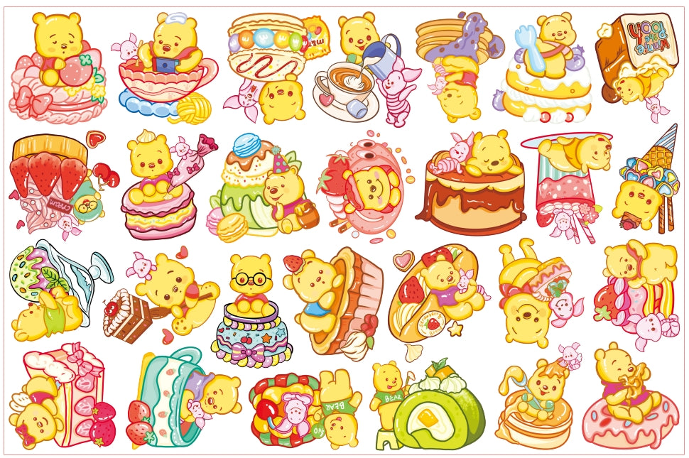 Winnie drawing-8cm big chip(random mix)