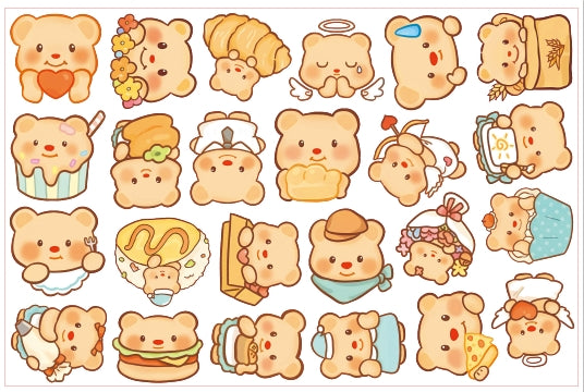 Butter bear-8cm big chip(random mix)