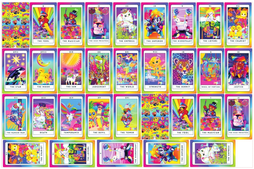 Lisa frank card-8cm big chip(random mix)