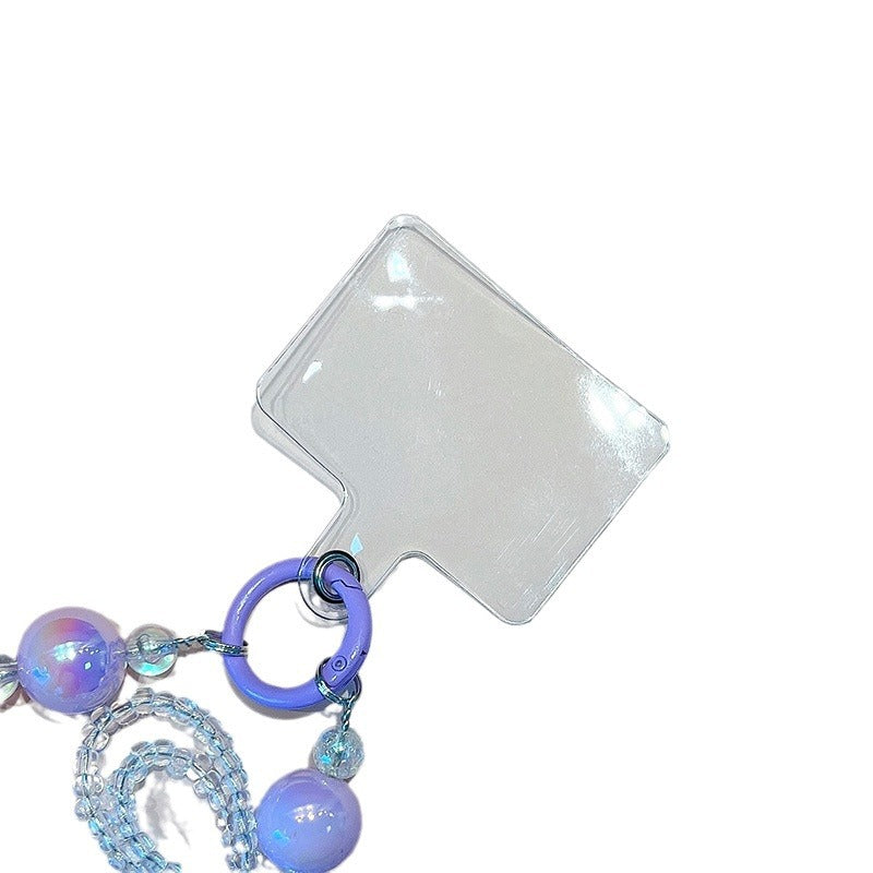 Transparent flexiable Phone lanyard gasket rap
