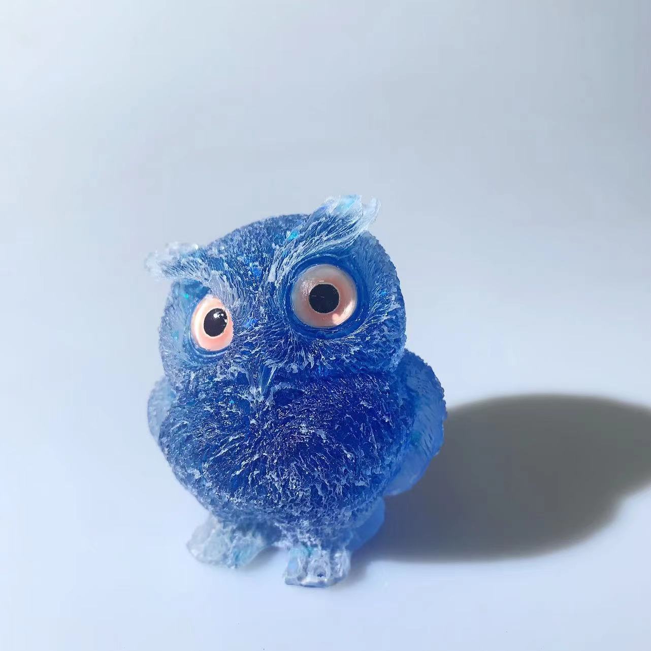 Resin Crystal Owl