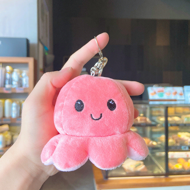 Fluffy Octopus Keychain