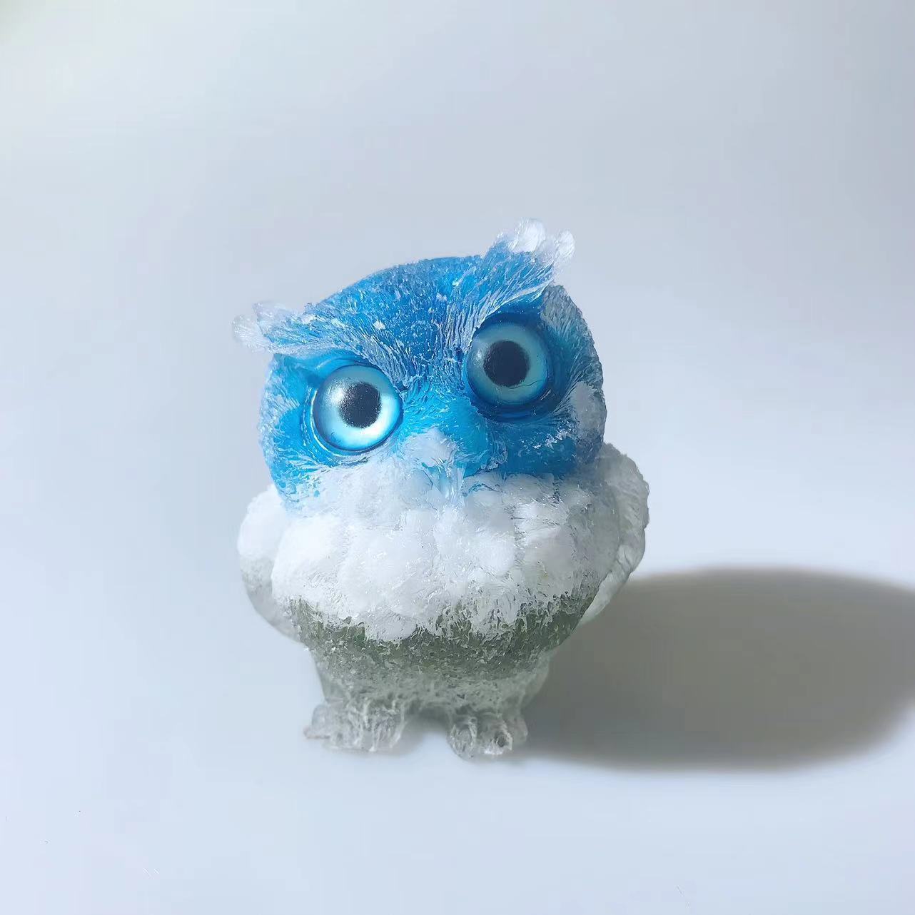 Resin Crystal Owl