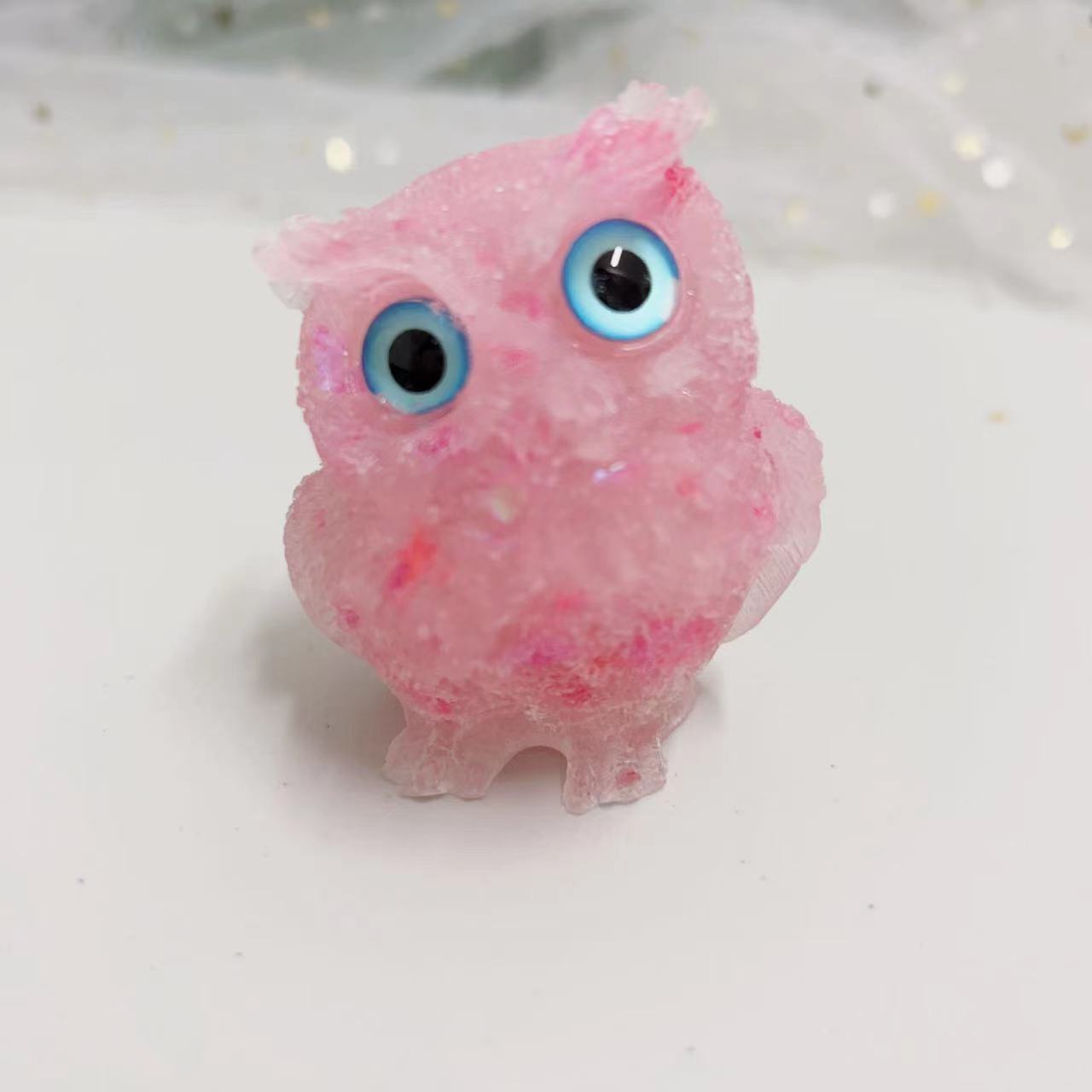 Resin Crystal Owl