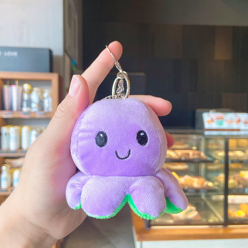 Fluffy Octopus Keychain