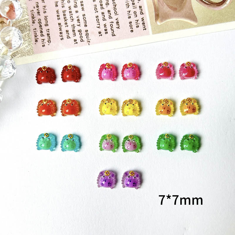 Tiny luminous Crab 7*9mm