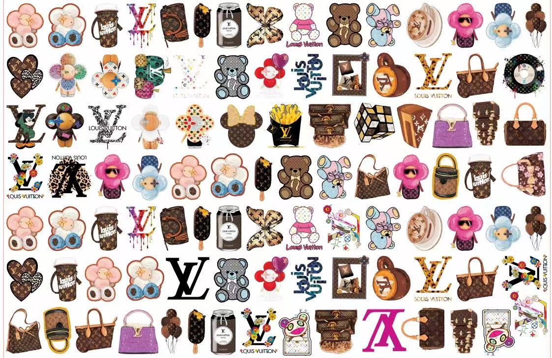 Designer lv-8cm big chip(random mix)