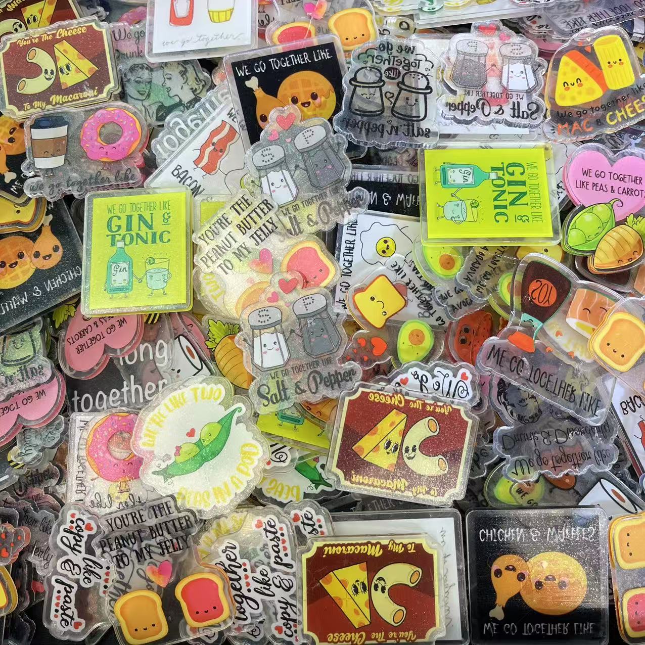 BFF mix 4cm-Acrylic chips