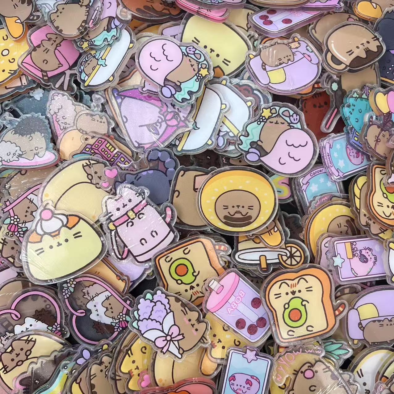 Pusheen 4cm-Acrylic chips