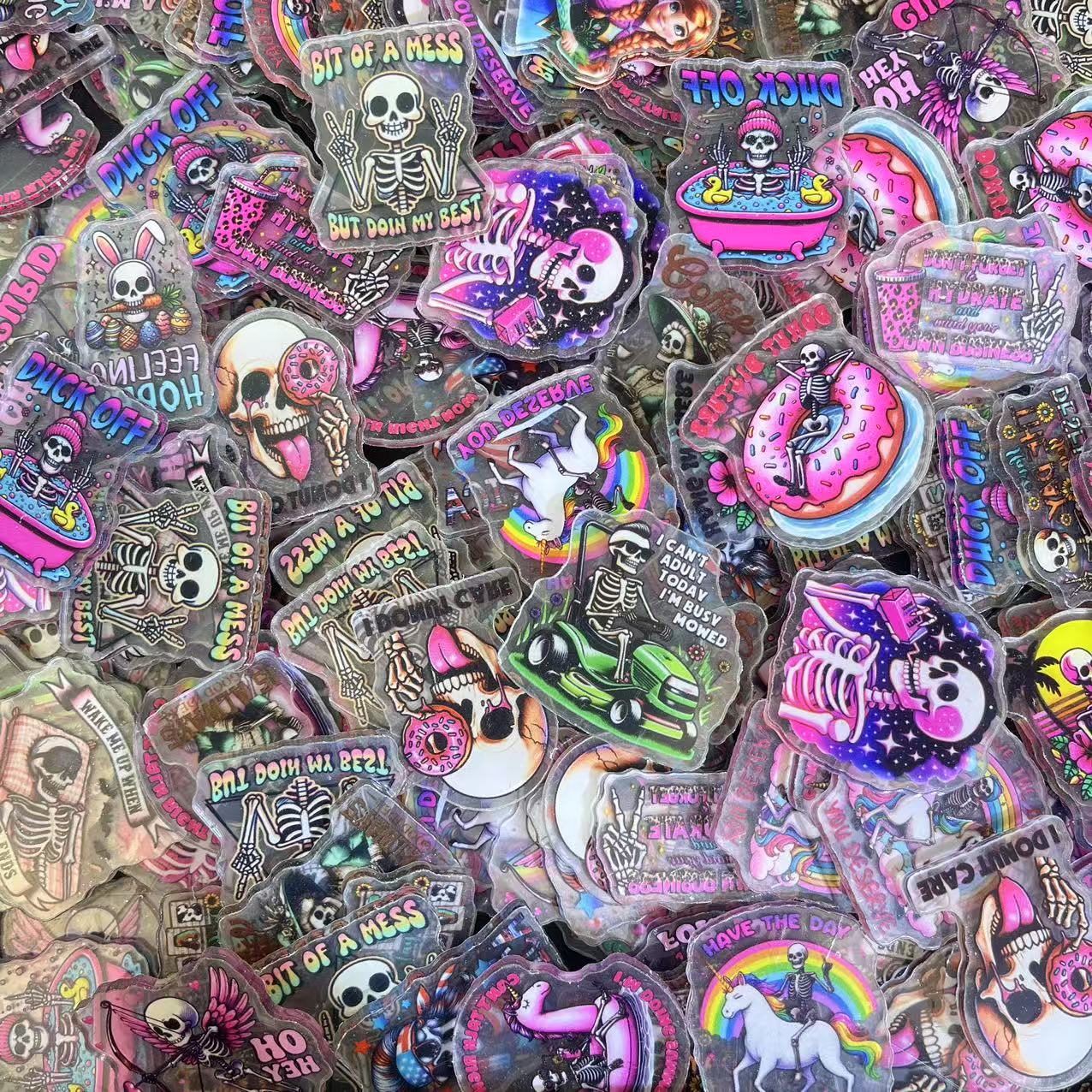 Skelly 4cm -Acrylic chips