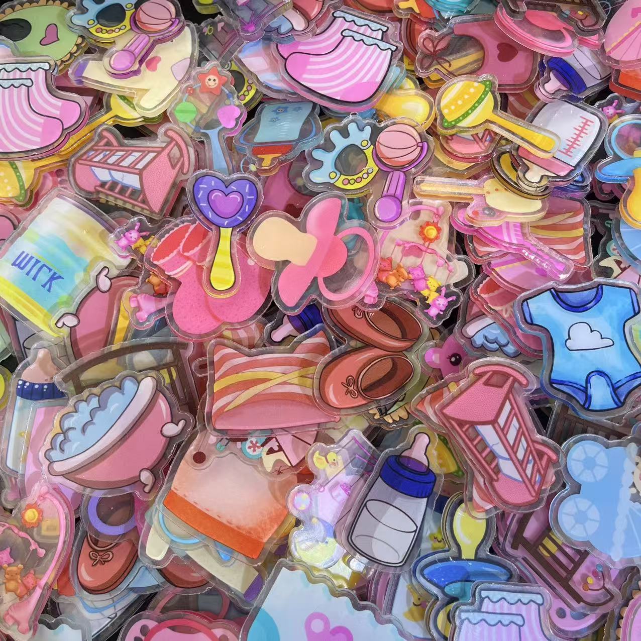 New born 4cm -Acrylic chips