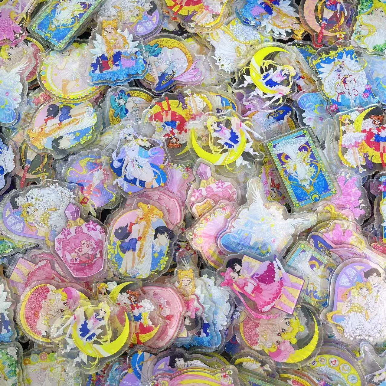 Sailor moon 2&4&6cm,4.0 -Acrylic chips