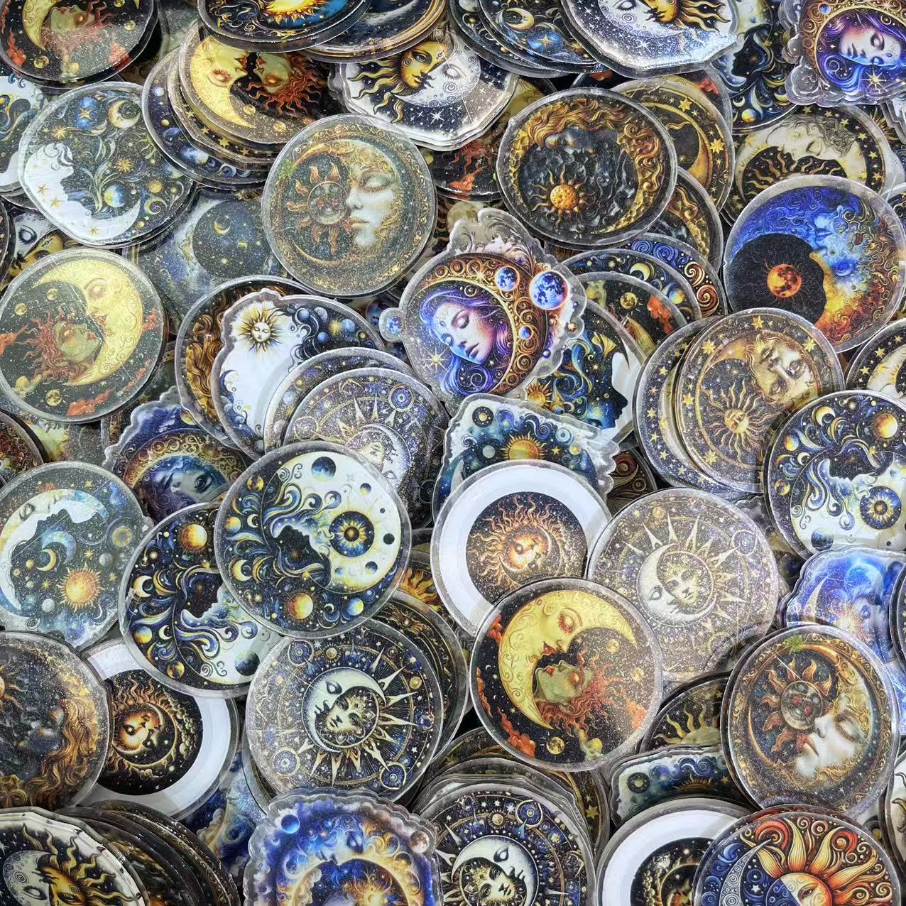 Sun & Moon 4cm -Acrylic chips