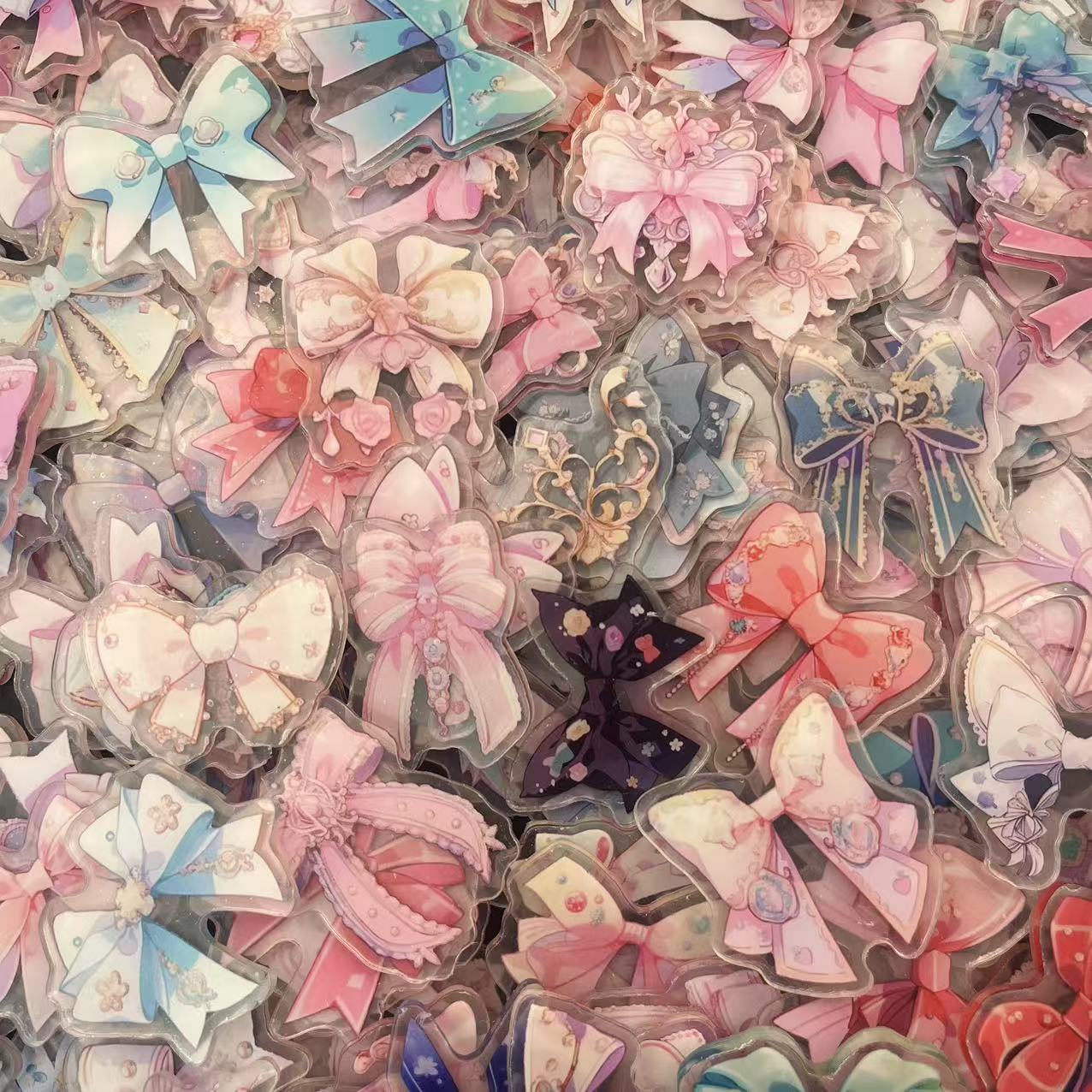 Bowtie mix 4cm -Acrylic chips