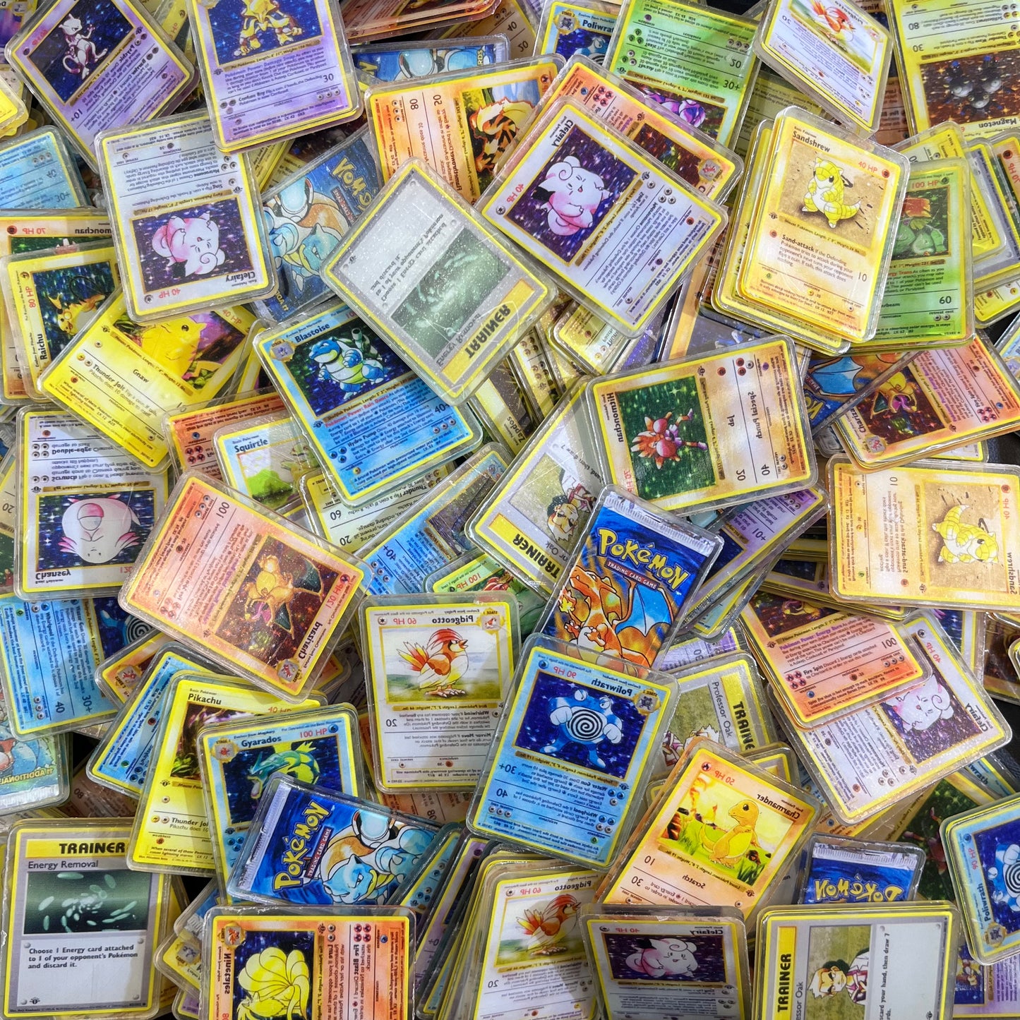 Pokemon Base Set 4cm-Acrylic chips