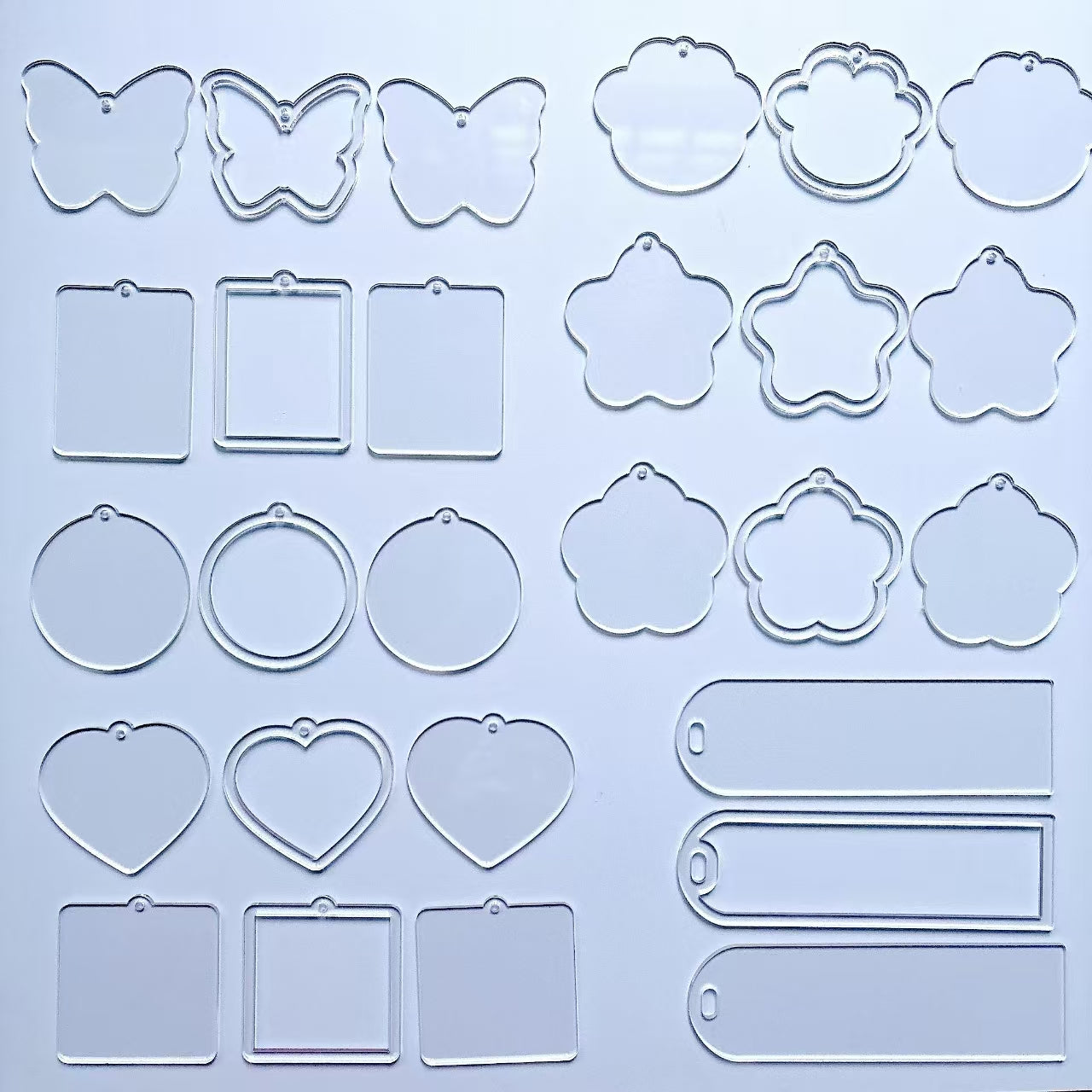 Different shape of Shaker for DIY 01