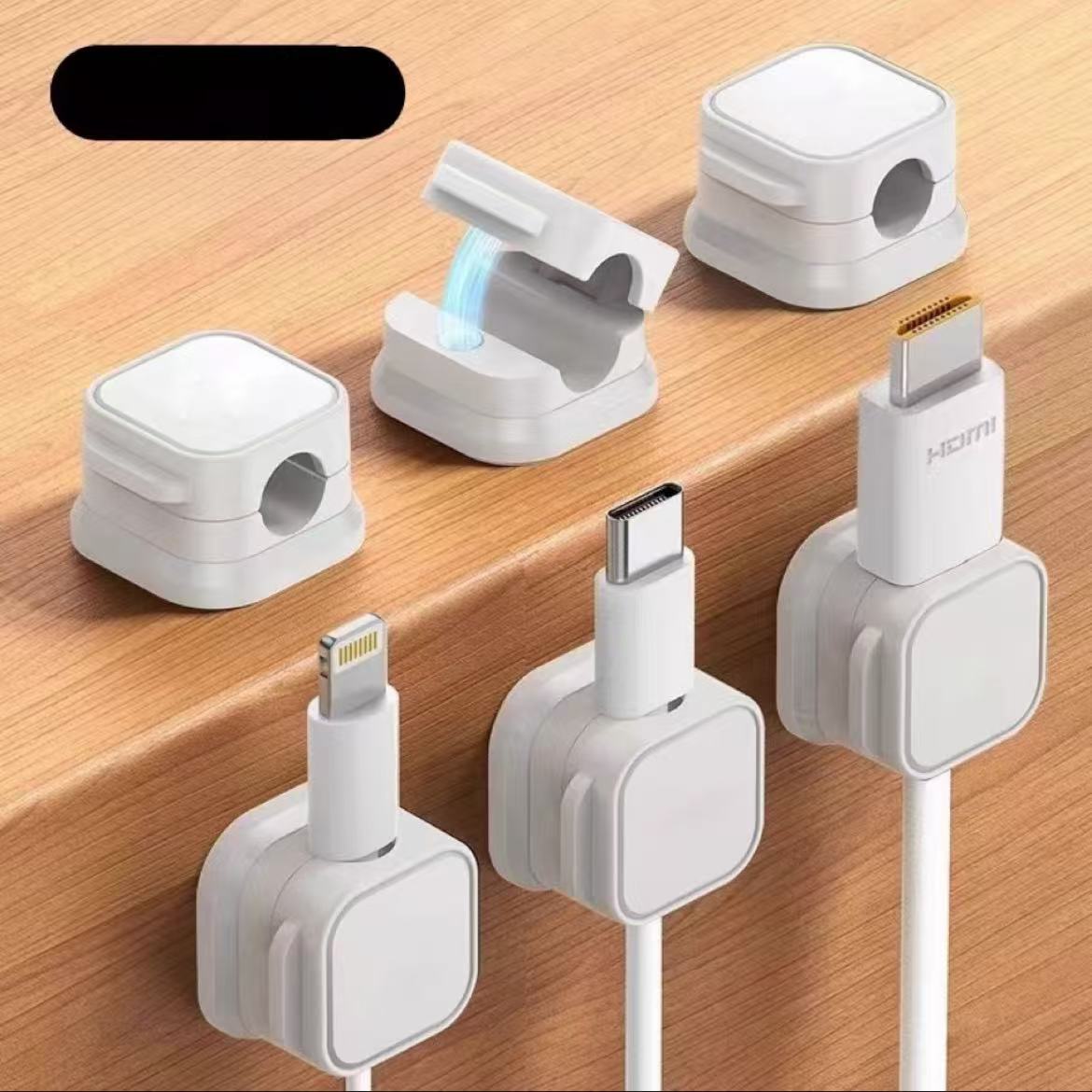 Magnetic wire straightener Charging cable storage holder
