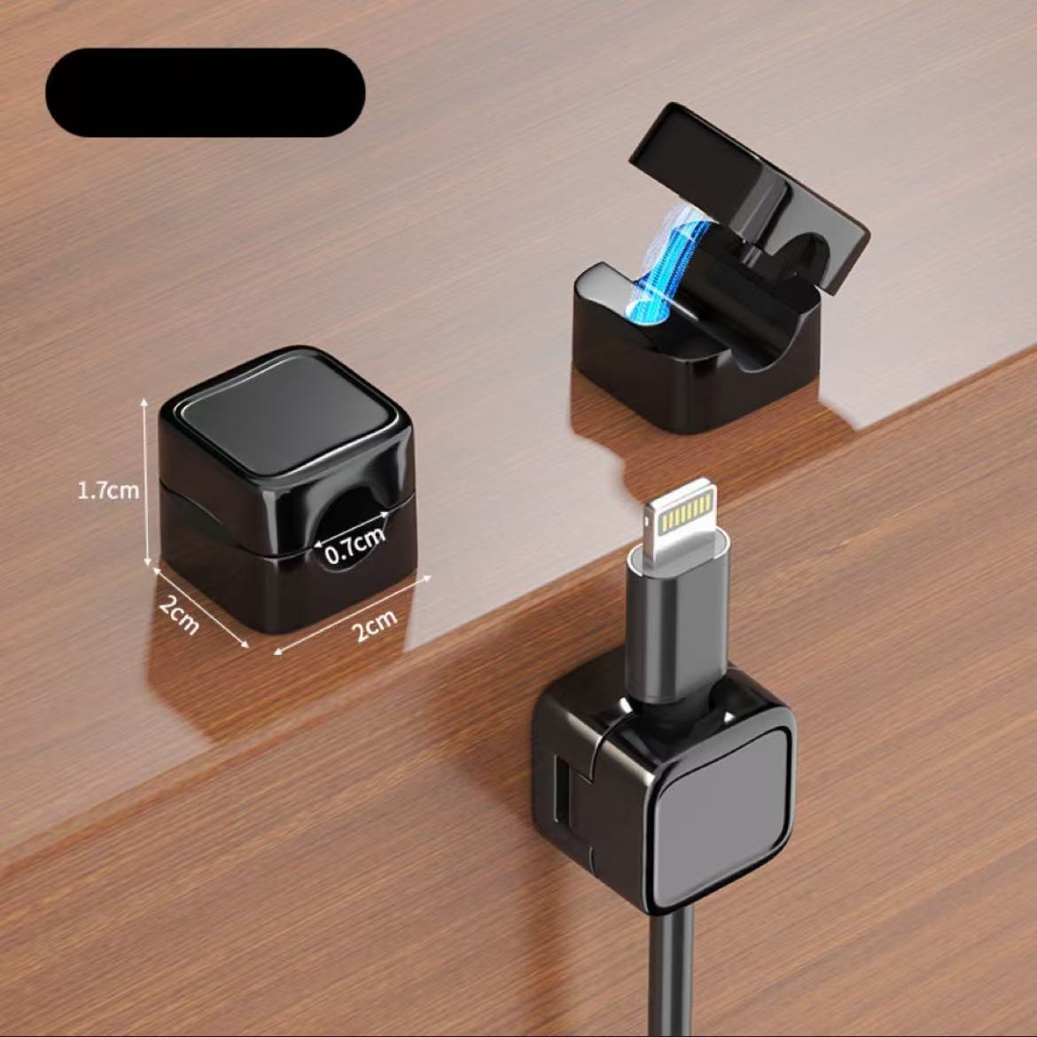Magnetic wire straightener Charging cable storage holder