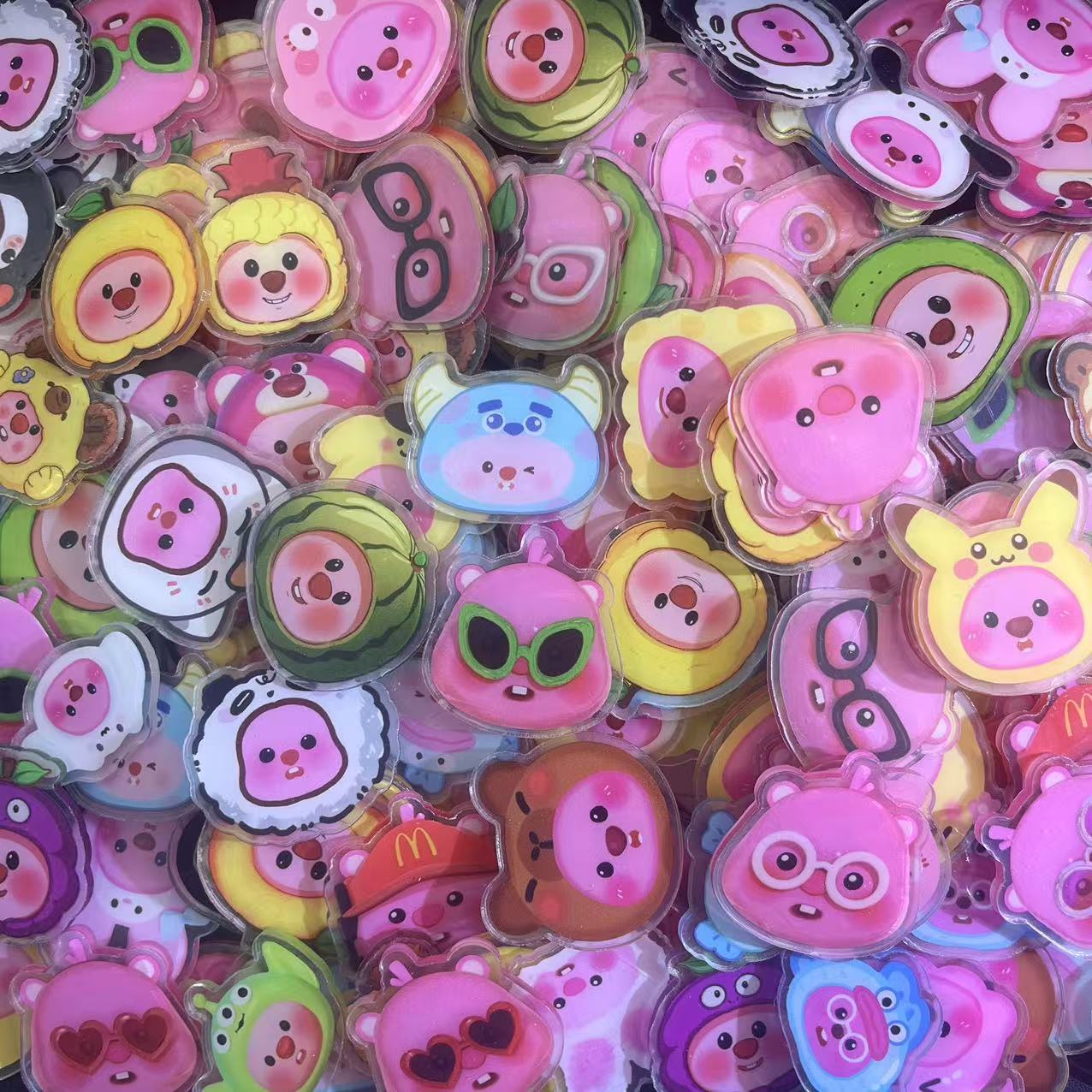 Loopy 4cm-Acrylic chips