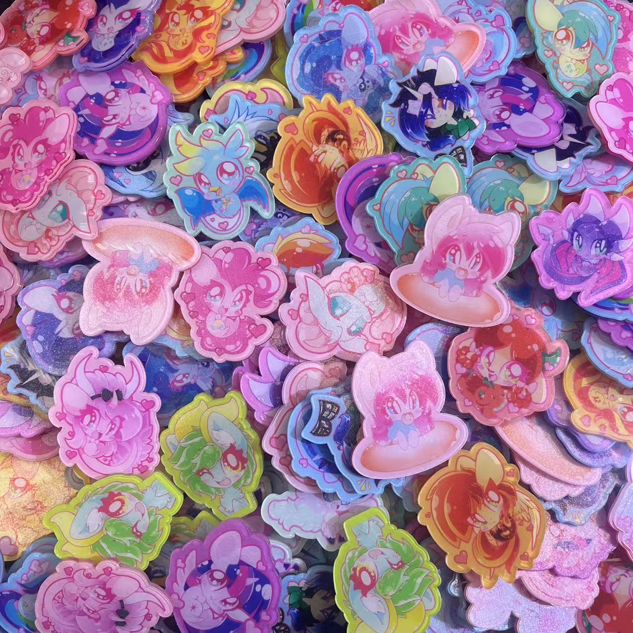 My Little Pony 4cm-Acrylic chips