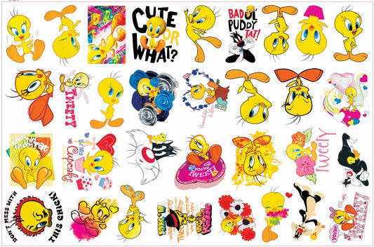 Tweety birds-8cm big chip(random mix)