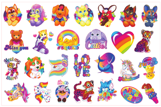 Lisa frank-8cm big chip(random mix)