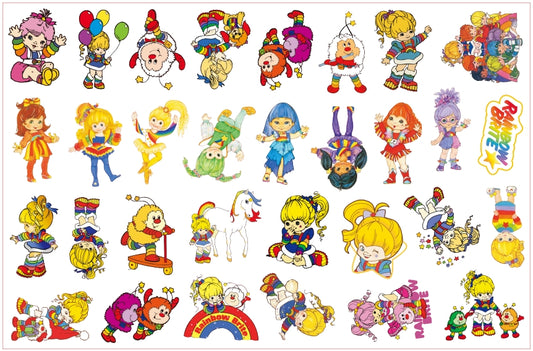 Rainbow Brite-8cm big chip(random mix)