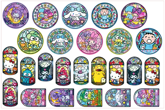 Glass Sanrio-8cm big chip(random mix)