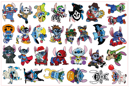 Halloween Stitch-8cm big chip(random mix)