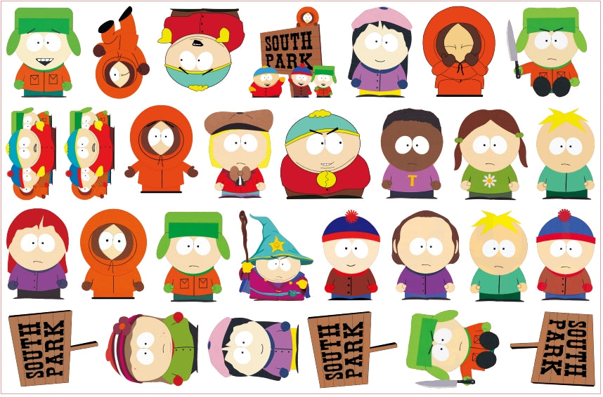 South park-8cm big chip(random mix)