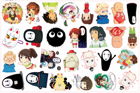 Spirited away-8cm big chip(random mix)