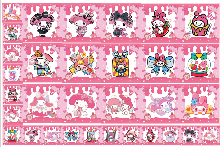 My melody 3-8cm big chip(random mix)