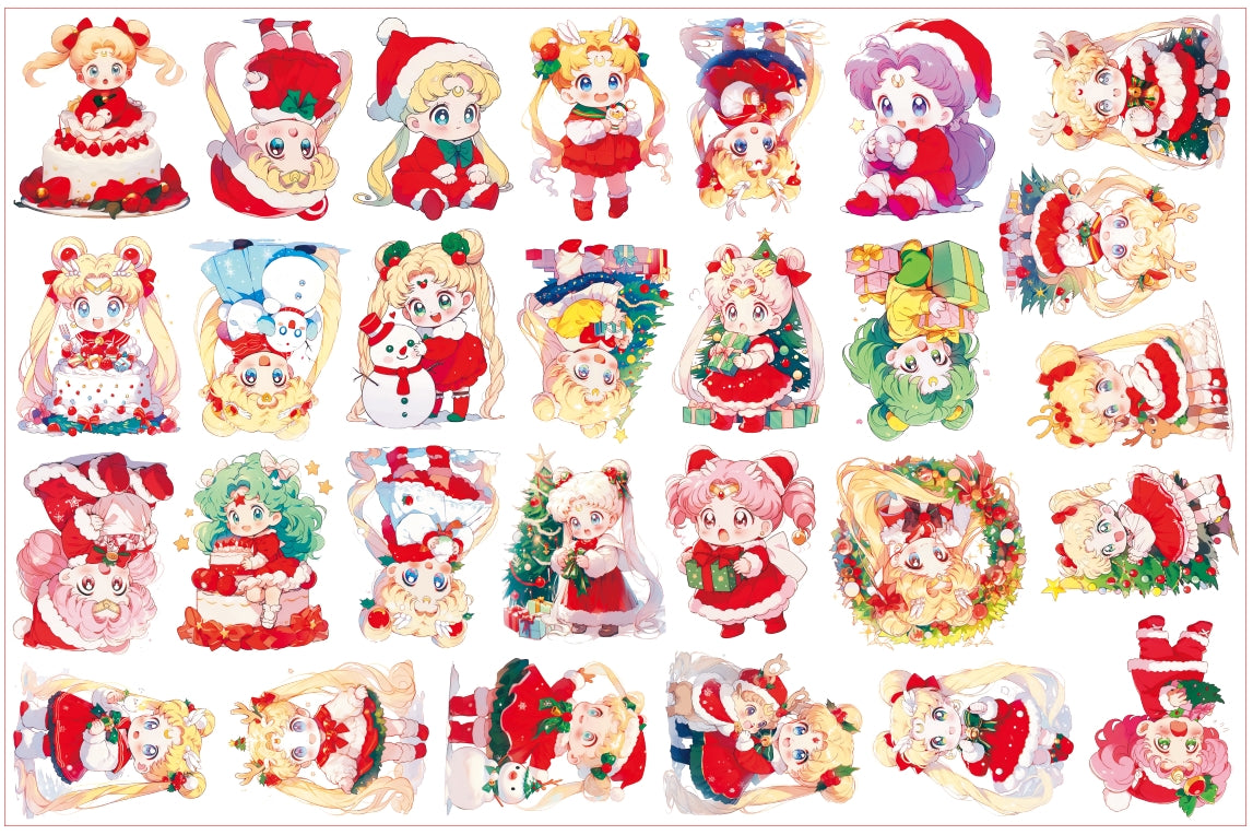 Christmas sailor moon-8cm big chip(random mix)