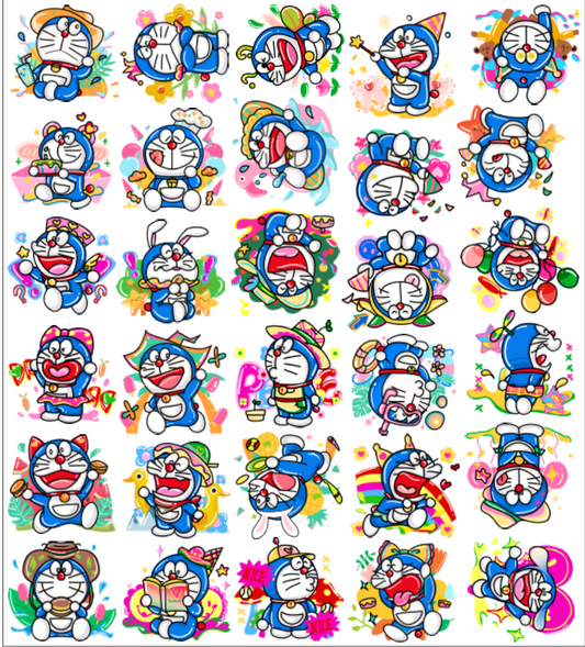 Doraemon drawing-8cm big chip(random mix)